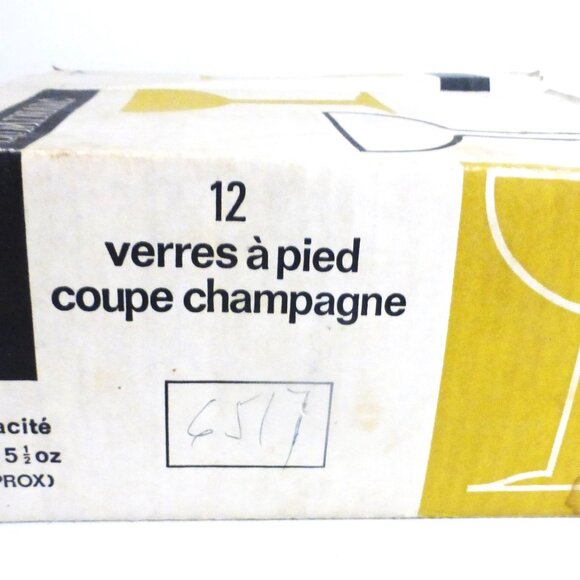 24pc Luminarc GOBLET Glasses Verre a Pied Tulipe FRANCE Vintage Glass Wine - Picture 4 of 15